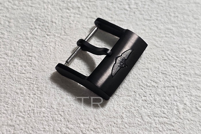  20MM BLACK REPLACEMENT CLASP TANG PIN BUCKLE CLASP FOR BREITLING WATCH