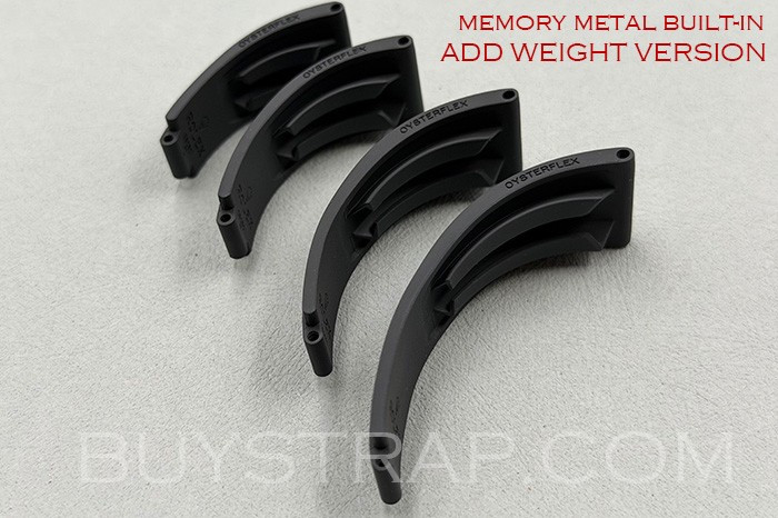 2026 New Add Weight Version 20mm OEM Quality Memory Metal Built-in Watch Strap Band For Rolex 116655-Oysterflex Yacht-Master Bracelet. Also Fits Daytona 126509 116520 and Submariner 