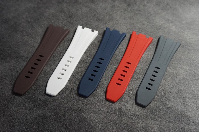 2023 NEW SUMMER 5 COLORS 28X20 PURE RUBBER STRAP FOR AUDEMARS PIGUET ROYAL OAK OFFSHORE 42MM TANG BUCKLE
