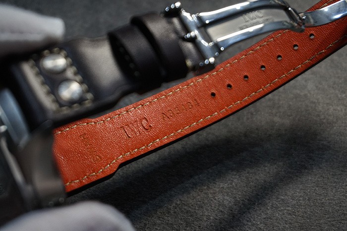 2022 NEW ITALIAN  IWC BIG PILOT’S WATCH IW500916 BROWN CALFSKIN STRAP FOR BIG PILOT'S WATCH