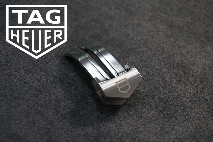 Brushed Silver 18 MM Steel Deployment Clasp Buckle For Watch Band Strap Tag Heuer Monaco Watch