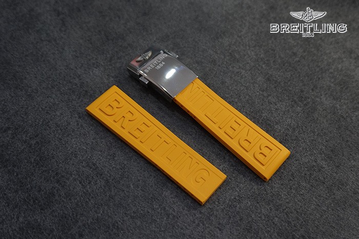 NEW Colors Summer Breitling Replacement 157S Yellow Rubber Diver Pro III Watch Band Strap 22-20mm