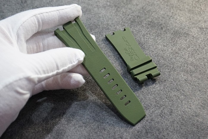 2022 JF EDITION 28MM/30MM ARMY GREEN RUBBER STRAP FOR AUDEMARS PIGUET ROYAL OAK OFFSHORE 42MM/44MM 15710/26405/15703/26400