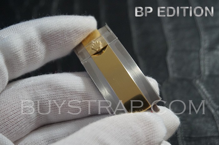 New BP Edition Two Tone Steel 17mm Buckle Clasp Fits Rolex 41mm Submariner