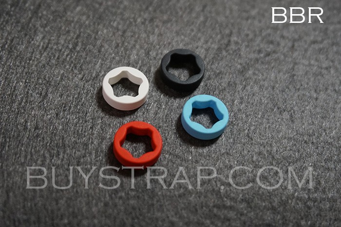 BBR Version RM055 Richard Mille Winding Button Rubber Ring. Black/White/Blue/Red