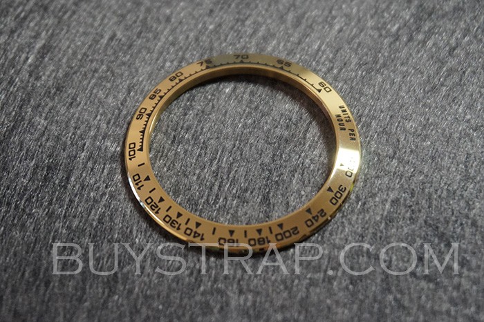 CLEAN Version Gold Plated Watch Bezel For Rolex Daytona