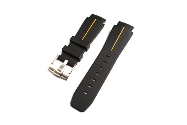 Upgraded Version 21mm Swiss Made new Rubber Orange Line Rubber Strap  for Rolex Deepsea 44mm D-BLUE SEA-DWELLER