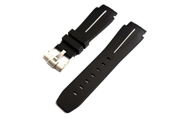 Upgraded Version 21mm Swiss Made New White Line Rubber Strap  for Rolex Deepsea 44mm D-BLUE SEA-DWELLER