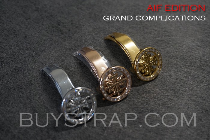 AIF Edtion Silver/Yellow Gold/ Rose Gold 18mm Watch Buckle Clasp For Patek Philippe Grand Complications Series