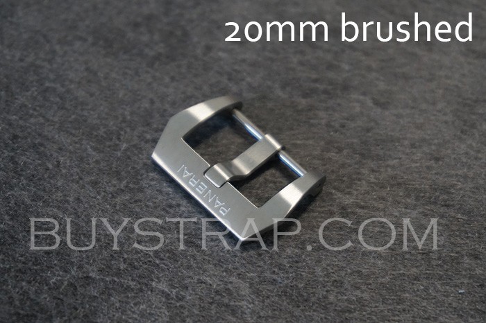2023 New 20mm Brushed Silver Tang Buckle For Panerai Watch