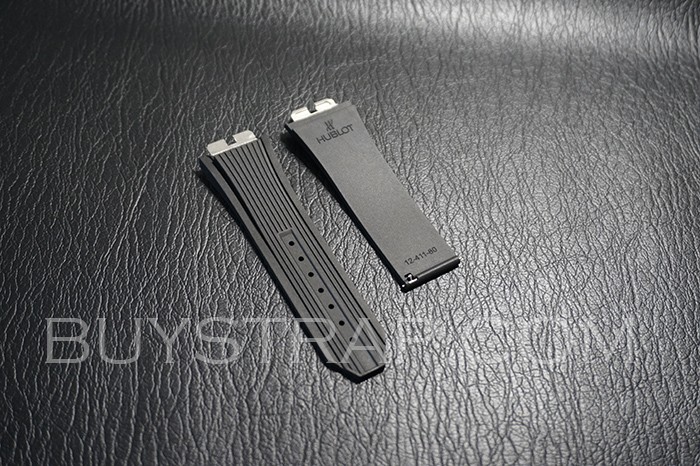 Black Rubber Strap For Hublot Big Bang 411