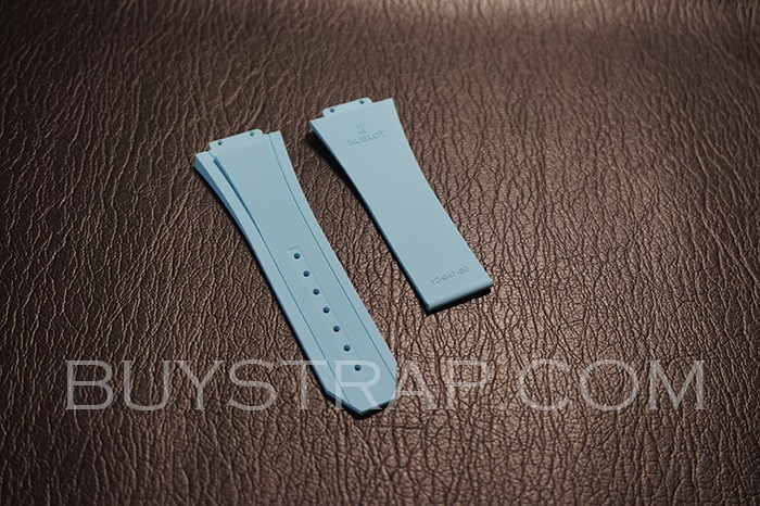 Miami Blue Rubber Strap For Hublot Big Bang 647