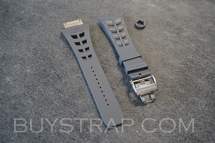 Grey Rubber Strap M L Size For Richard Mille RM11-03