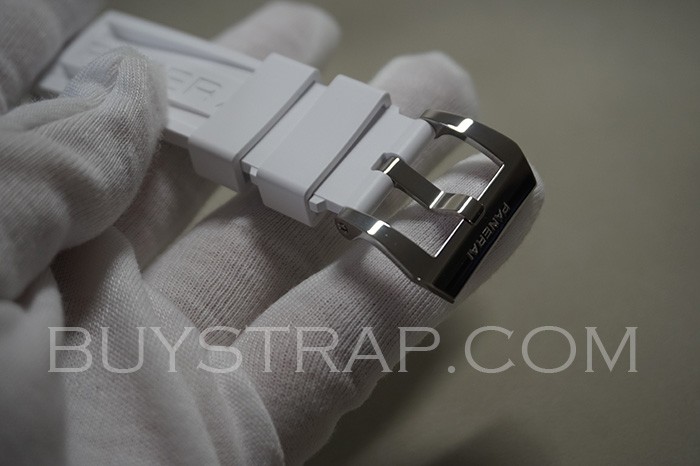 2025 Quality Panerai 22mm 24mm 26mm White Rubber Strap. High version weight and texture