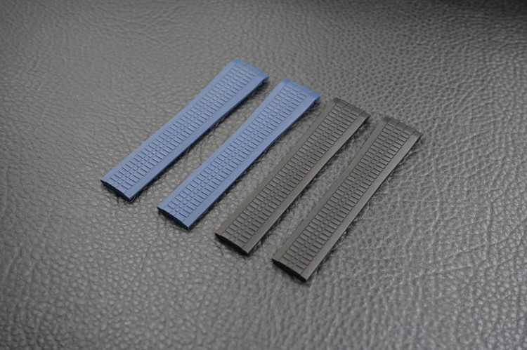 (Minimum Quantity 10 PCS) 21mm/22mm 1:1 Grade Version Pure Caoutchouc Rubber Strap Black Blue For Patek Philippe Watch Aquanaut 5164a 5167a-001 