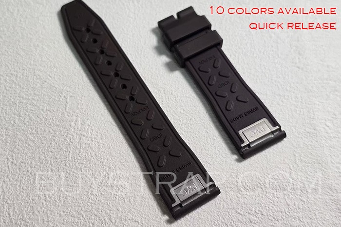 2025 New Version 20mm Quick Release Change Rubber Strap for IWC Watch