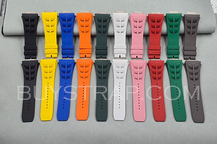 2026 Grade AAA Replacement Rubber Strap Watch Band For Richard Mille Rm030 ，Rm35-02 ， Rm055 ，Rm35-03 ， Rm35-01