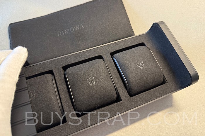 2026 Black Version Watch Case Crafted from aluminum, the Watch Case features an engineered grooved exterior shell that nods to iconic luggage design