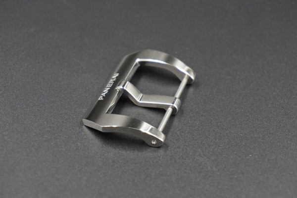 Replacement Tang Buckle 22mm Polished Silver for Panerai