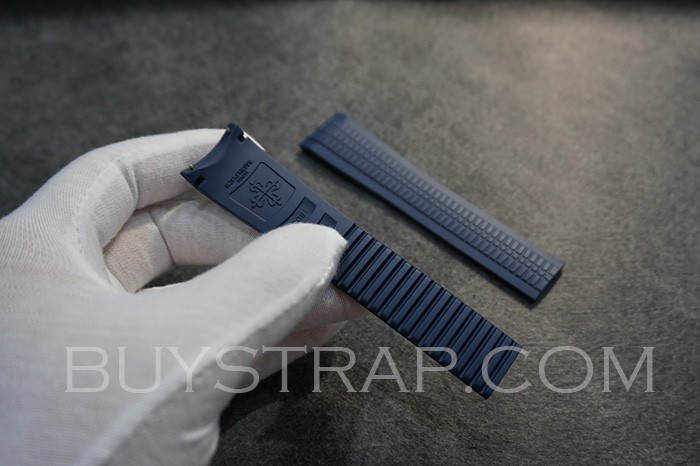 SUPER QUALITY Patek Philippe Aquanaut 5168G New Edition “Tropical” composite strap, midnight blue 22mm Rubber Strap