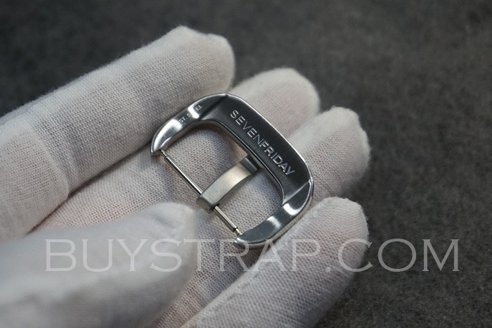 High Edtion 24mm Silver 316L Steel Tang Buckle Pin Clasp for SevenFriday