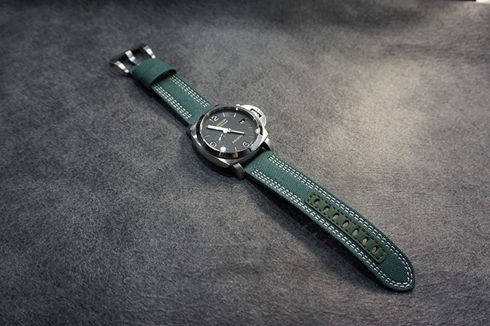 2022 New Panerai 24mm and 26mm Recycled PET Green Strap