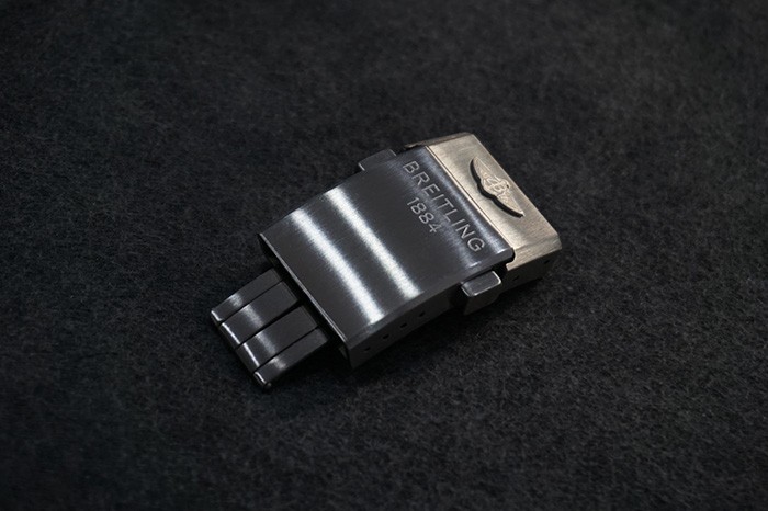 Aftermarket Brushed Silver Breitling 20mm Stainless Steel Deployment Buckle A20D2 / A20D4