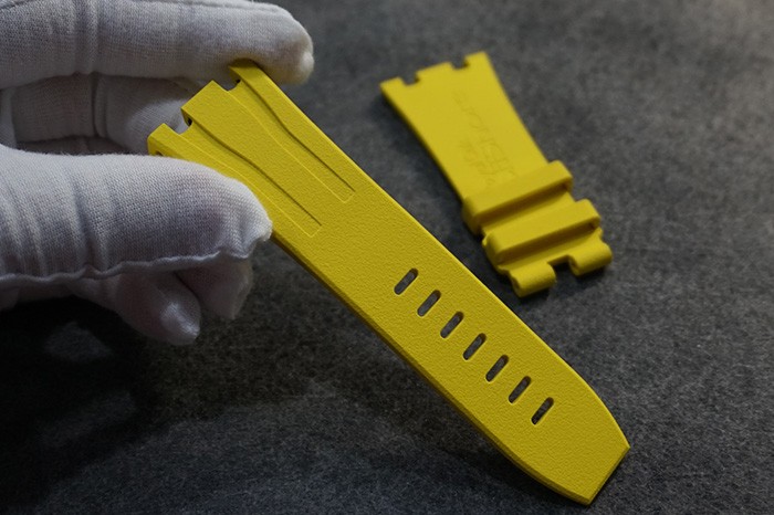 2022 JF EDITION 28MM/30MM YELLOW COLOR RUBBER STRAP FOR AUDEMARS PIGUET ROYAL OAK OFFSHORE 42MM/44MM 15710/26405/15703/26400