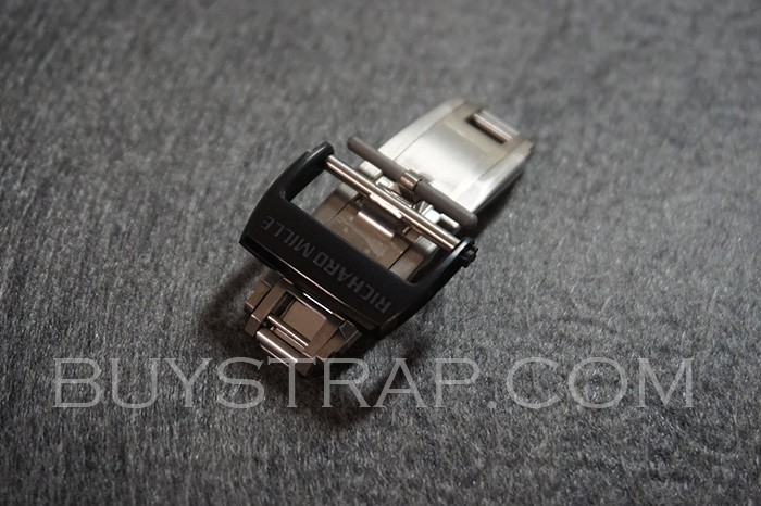 2024 ZF Best Version Black Titanium 18MM Richard Mille Deployant Clasp Buckle RM 011 RM 030 RM 035