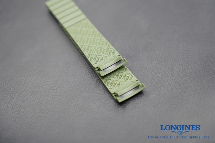 OEM Edition: High-quality Rubber 21mm Green Longines Conquest Series Band L3.742.4 L3.781.4 L3.783.4 Watch Strap. Deployment Clasp is Optional