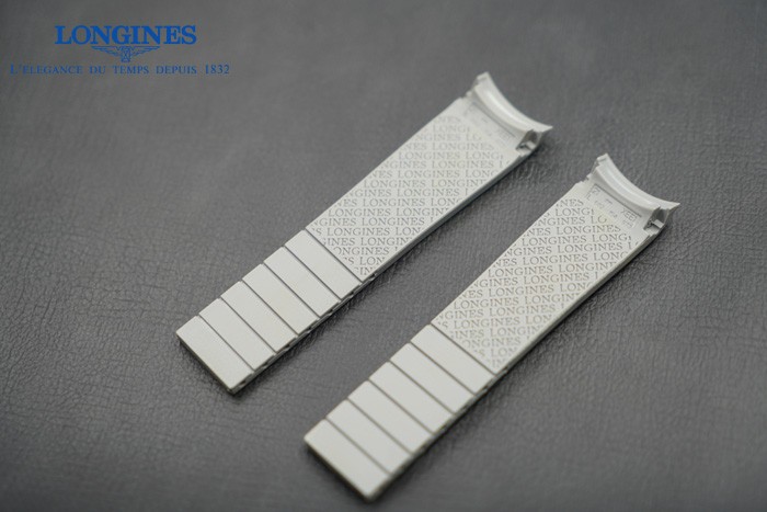 OEM Edition: High-quality Rubber 21mm Grey Longines Conquest Series Band L3.742.4 L3.781.4 L3.783.4 Watch Strap. Deployment Clasp is Optional
