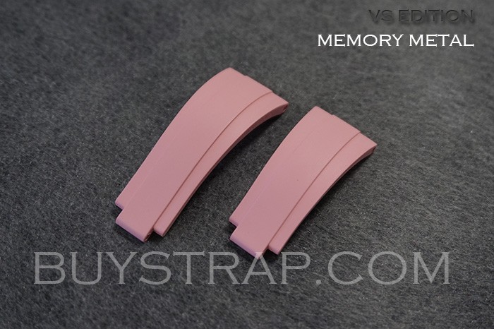 2023 LADY SUMMER SERIES PINK VS EDITION 20MM MEMORY METAL BAND FOR ROLEX OYSTERFLEX YACHT-MASTER BRACELET. ALSO FITS DAYTONA AND SUBMARINER