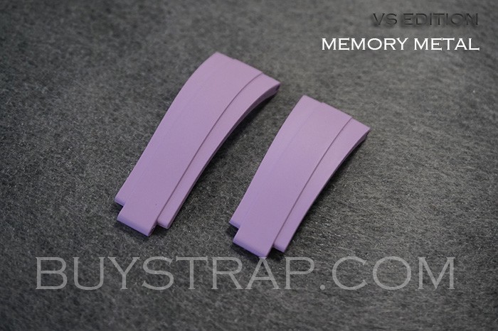 2023 LADY SUMMER SERIES PURPLE VS EDITION 20MM MEMORY METAL BAND FOR ROLEX OYSTERFLEX YACHT-MASTER BRACELET. ALSO FITS DAYTONA AND SUBMARINER