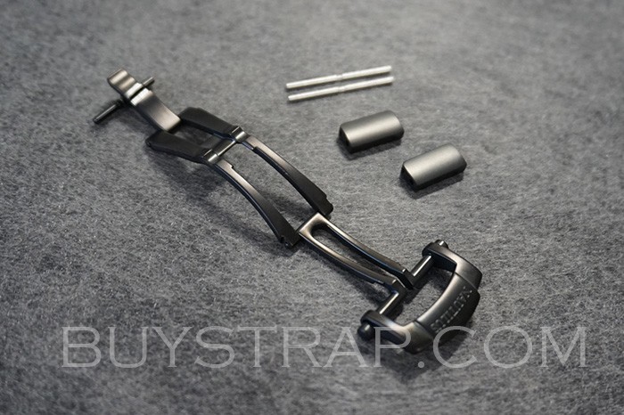 IPF Version Full Black Watch Deployment Folding Clasp Buckle For Patek Philippe Nautilus 5712