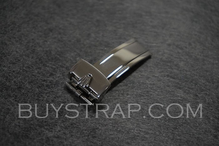 Replacement Rolex Cellini Watch 16MM  Silver Folding Clasp Deployment Buckle