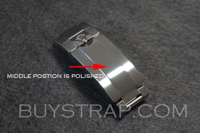 2024 CLEAN EDITION POLISHED 904L SILVER 16MM ROLEX GLIDELOCK SUBMARINER 116610 CLASP