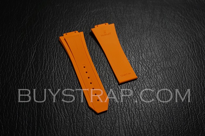 Orange Rubber Strap For Hublot Big Bang 647