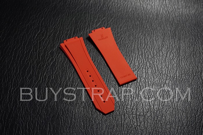Red Rubber Strap For Hublot Big Bang 647