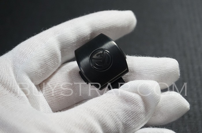 20mm Black PVD Steel Folding Deployment Clasp Buckle For Franck Muller V45 V41