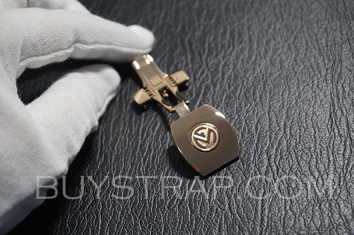 20mm Rosegold Steel Folding Deployment Clasp Buckle For Franck Muller V45 V41