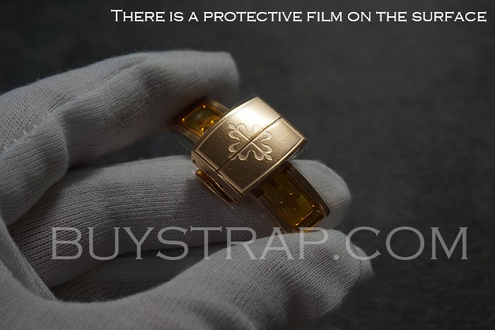 New Two Sides Press  ZF. Patek Philippe Aquanaut Rose gold Buckle Deployant Clasp 18mm 5167 5164 5168 5650 5968