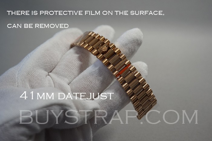 21mm EW 904L Steel Jubilee Presidential Bracelet For Rolex Oyster Datejust 41mm Watch