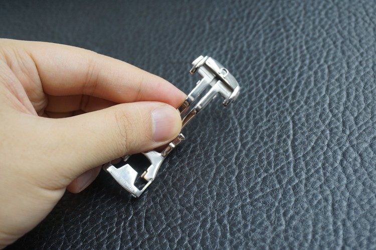 18mm/20mm Stainless Steel Silver Omega Replacement Deployment Buckle Clasp